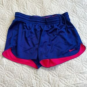 Royal Blue Pink Nike Dri Fit Shorts